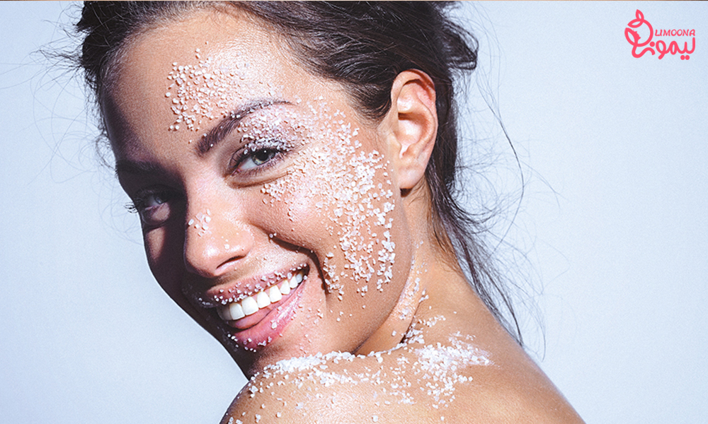 اثر جادویی نمک بر روی پوست صورت- لیمونا