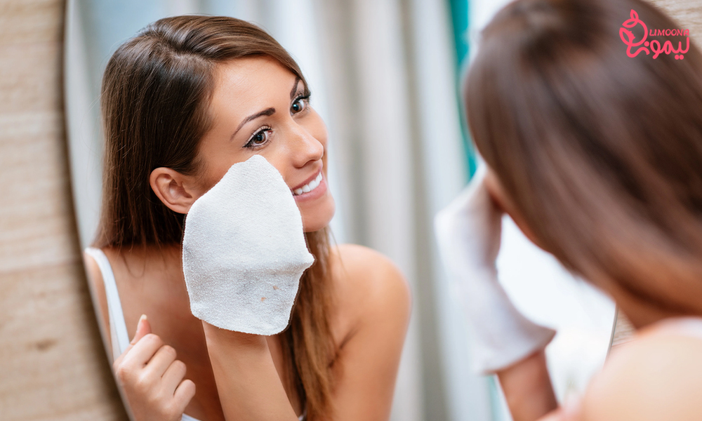 آموزش قدم به قدم پاک کردن آرایش بدون آسیب زدن به پوست- لیمونا