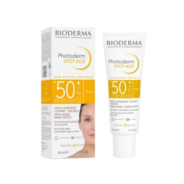 خرید ژل کرم ضد آفتاب بایودرما مدل Photoderm Spot-Age - لیمونا