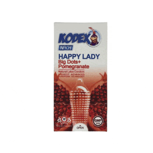 کاندوم ناچ کدکس مدل Happy Lady بسته ۱۲ عددی |لیمونا